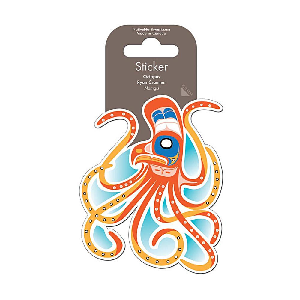 Native Northwest Octopus by R.C. Sticker
