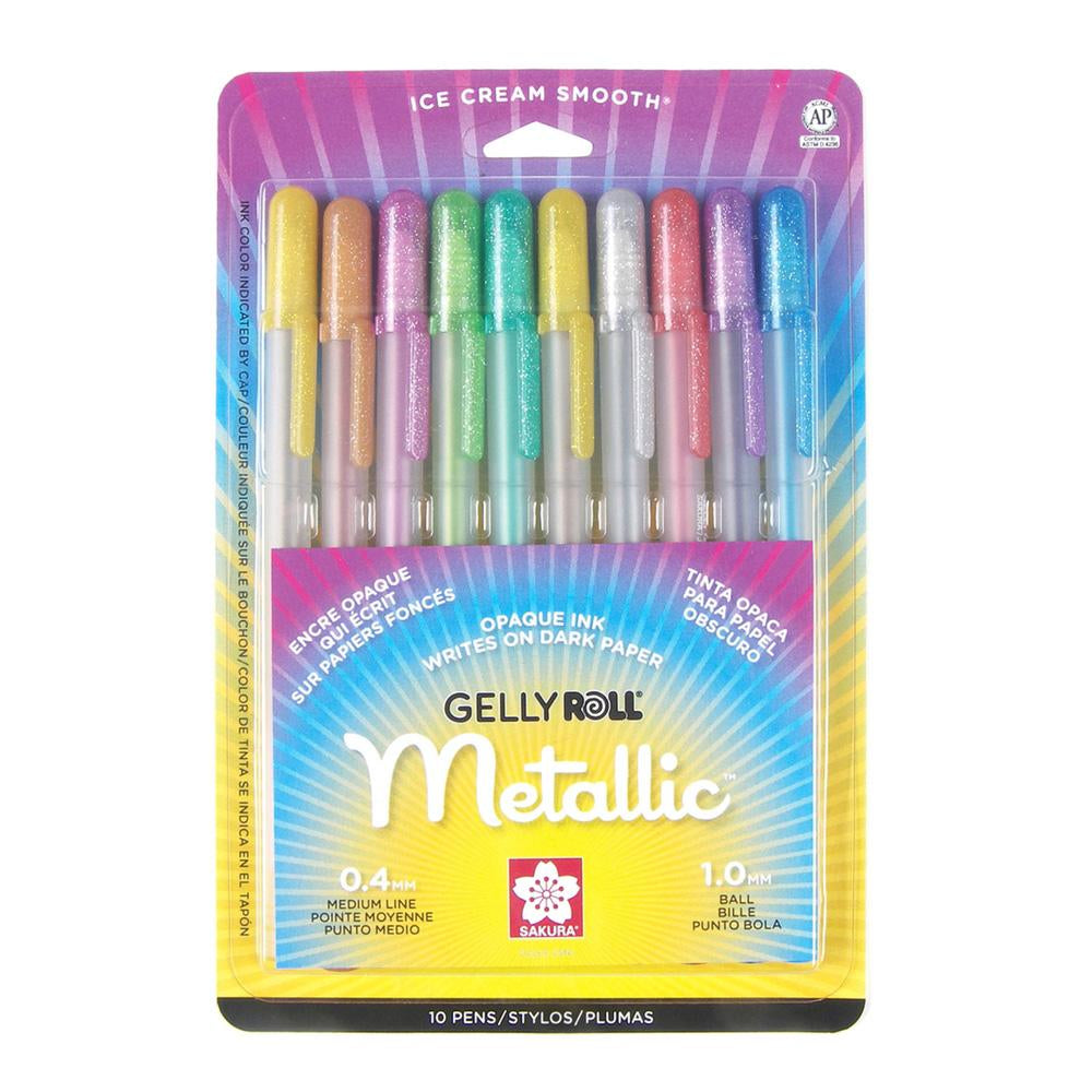 Sakura Metallic Assorted Gelly Roll Set 10 Pack