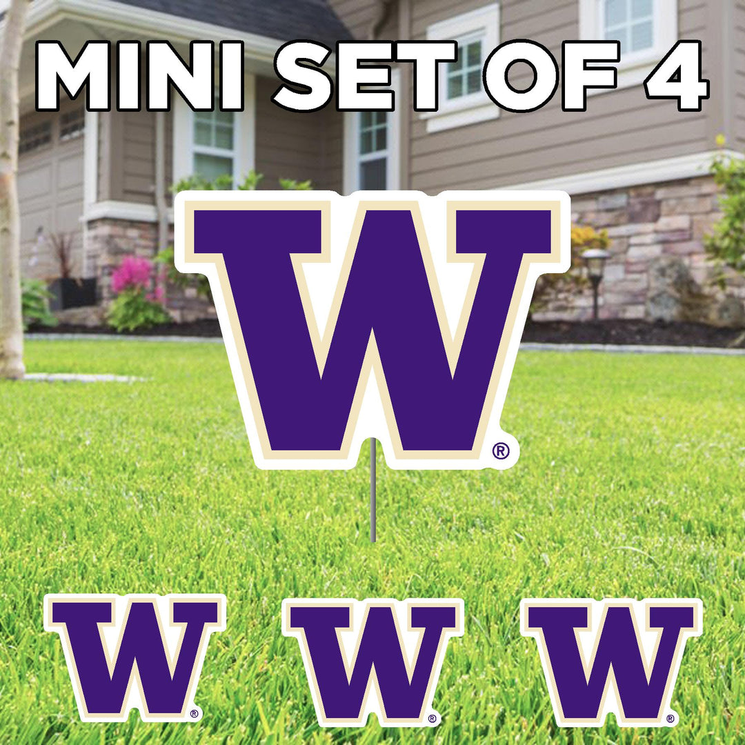 DROP SHIP CDI W Mini Set of 4 Yard Sign