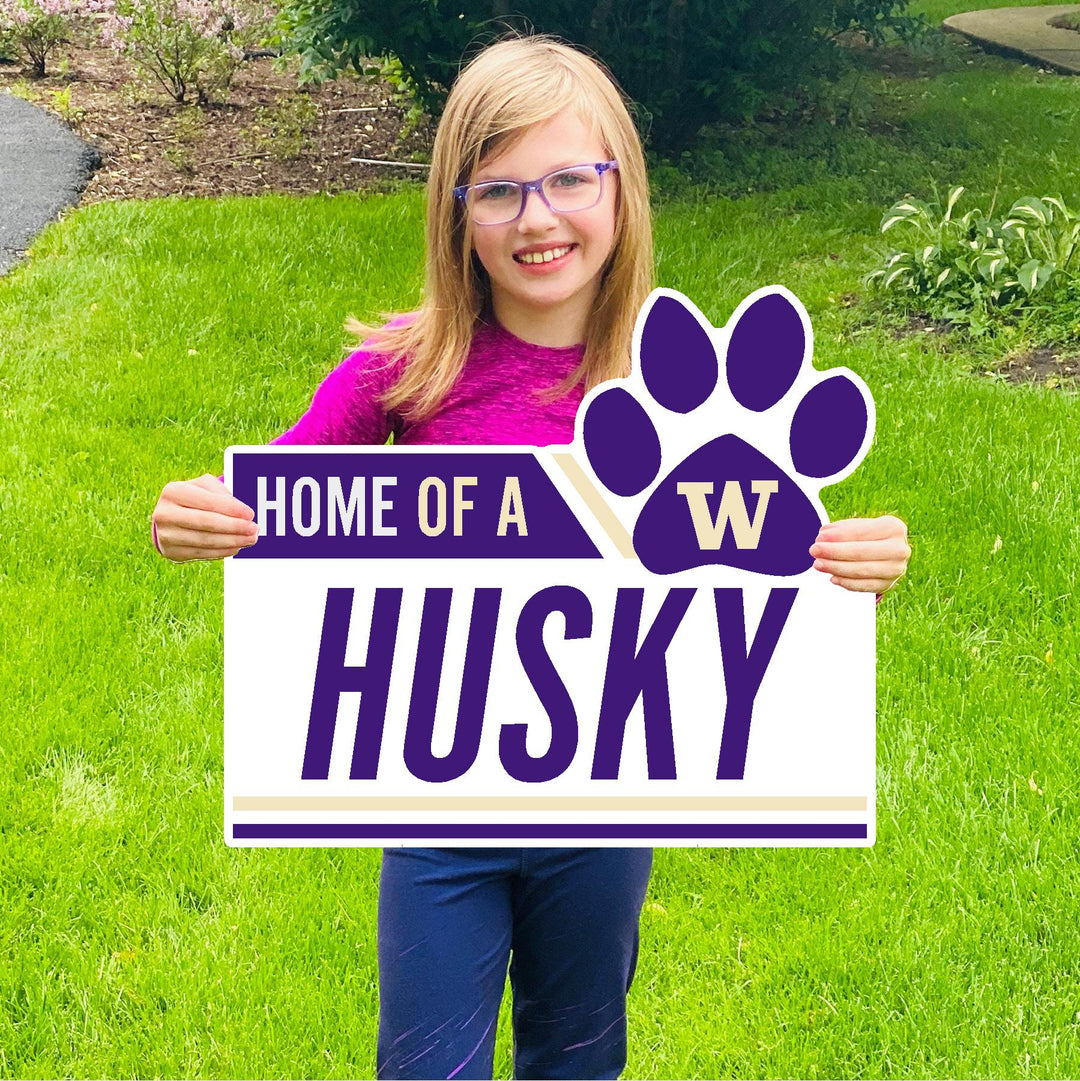 DROP SHIP CDI Home Of A Husky Paw W Yard Sign