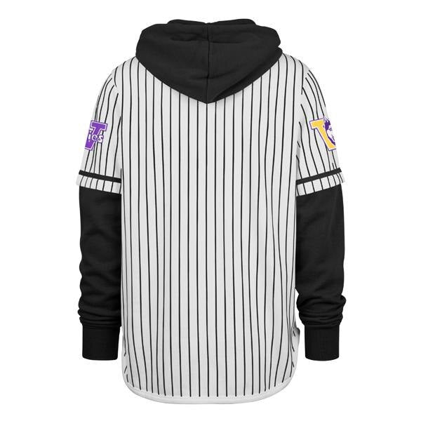 47 Brand Men's Washington Vault Dog Applique Pinstripe Shortstop Hoodie