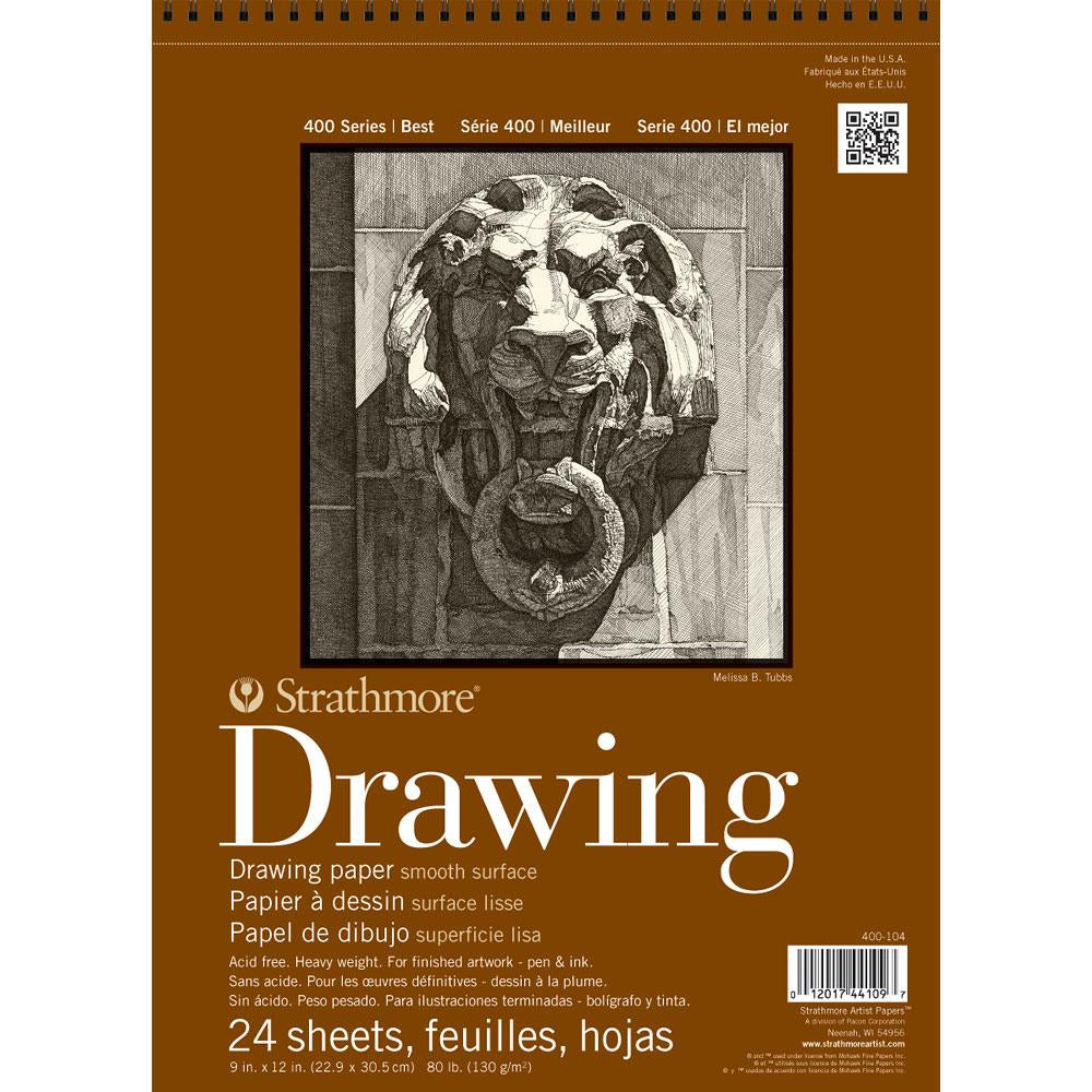 Strathmore 400 Series 80lb Spiral Bound Drawing Pad