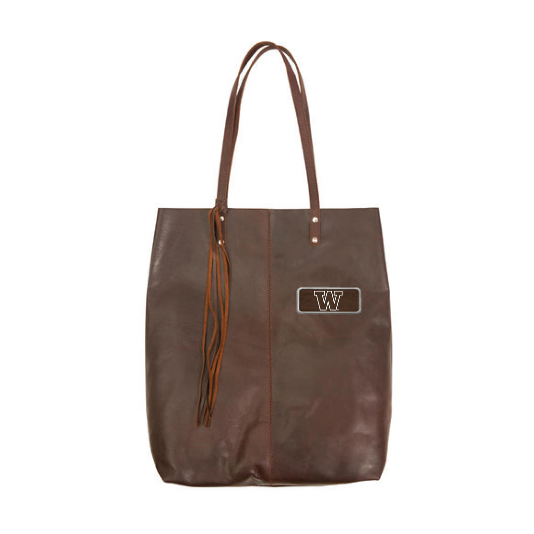 DROP SHIP Jardine Brown W Mee Canyon Leather Tote