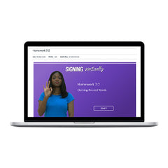 Signing Naturally Units 7-12 Interactive Online Student Materials (12 months)