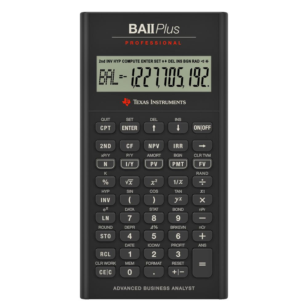 TI BAII Plus Pro Calculator