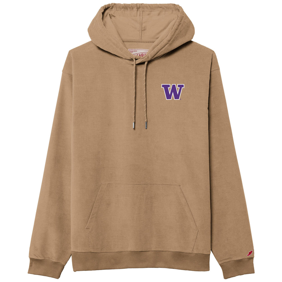 League Men's Embroidered W Corduroy Hoodie