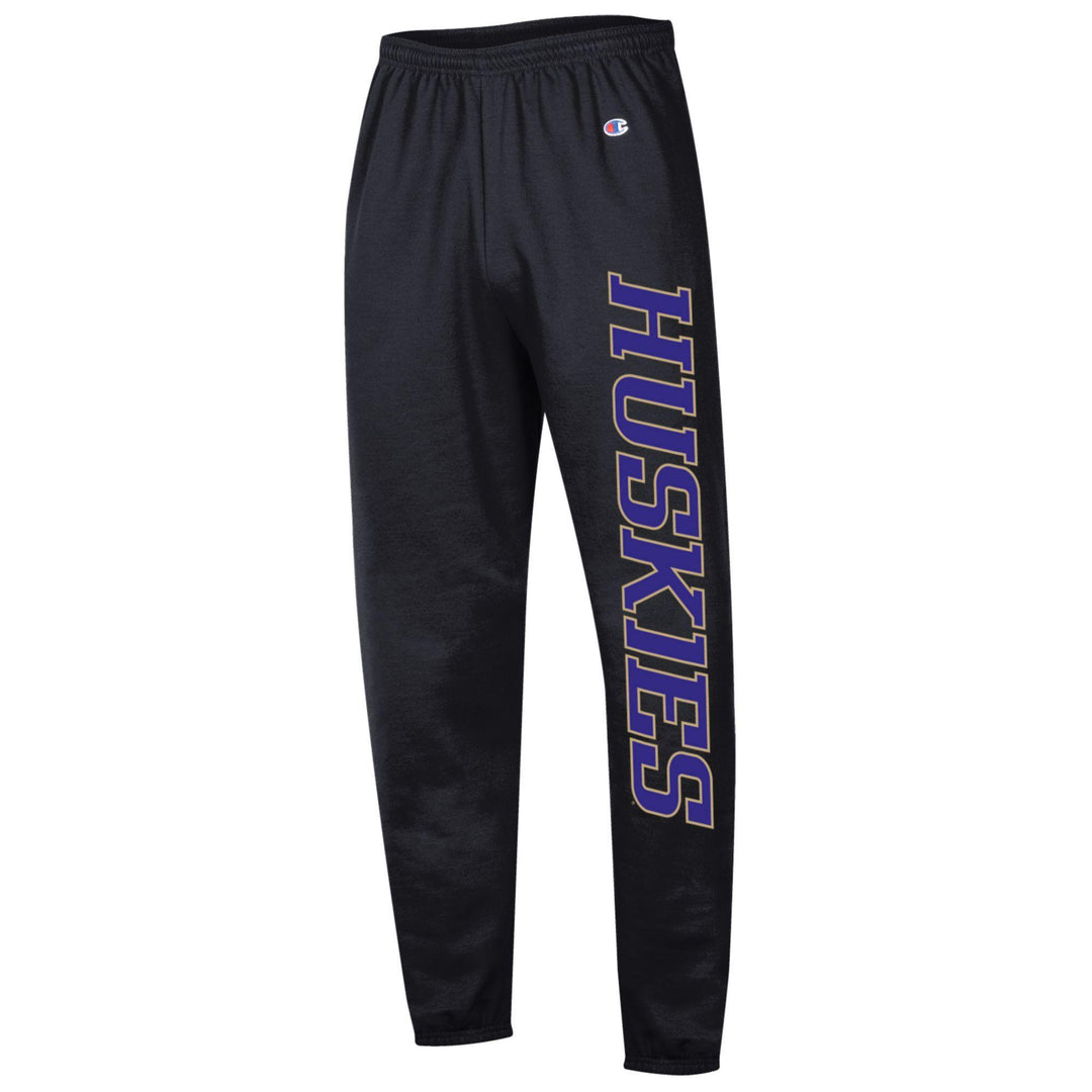 Champion Men's Huskies Wordmark Banded Sweatpants