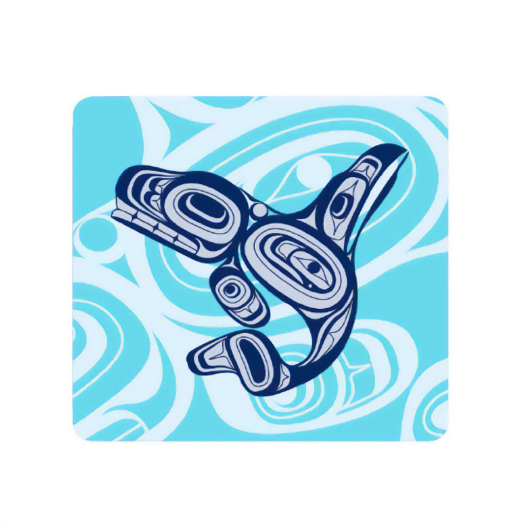 Native Northwest Whale Coaster