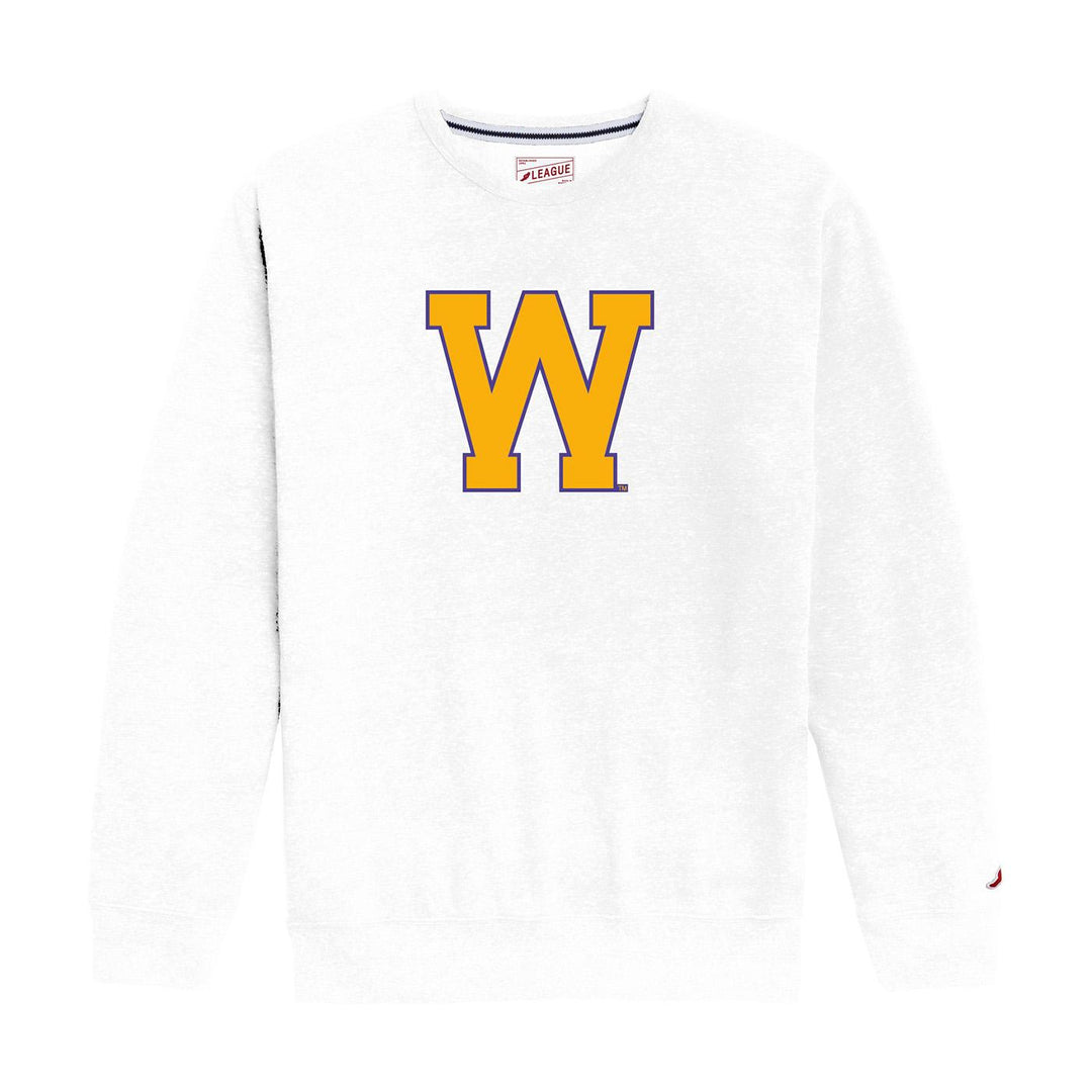 League BITB Unisex Washington Rowing Chenille W Heritage Crewneck