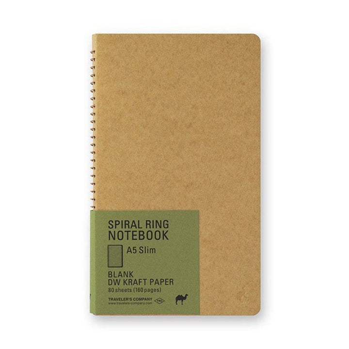 Traveler's Company Camel Blank Kraft Spiral Notebook 80ct