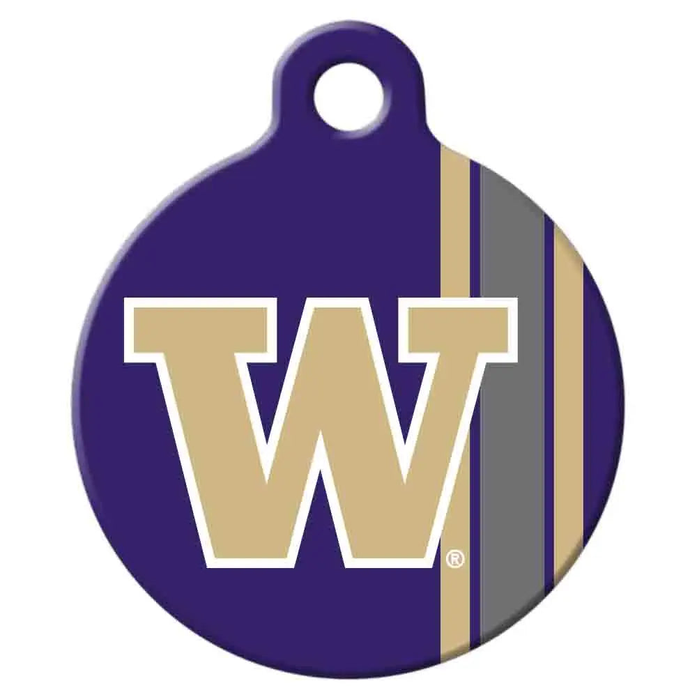 All Star Dogs Purple W Dog Tag
