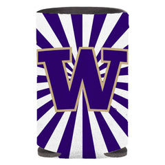 MCM Purple W Sunburst Britepix Koozie Can Cooler