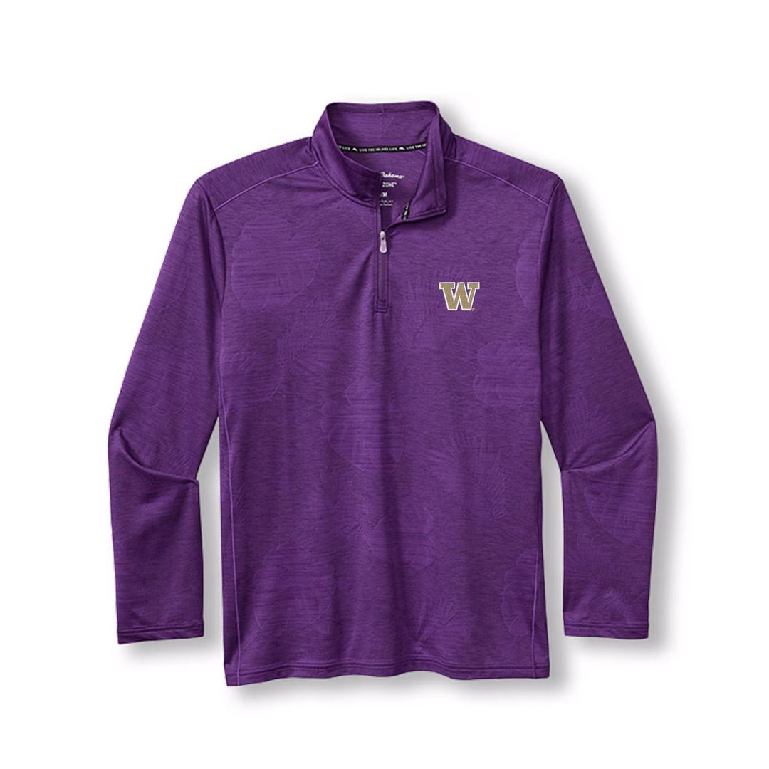 Tommy Bahama Men's W Delray Frond Half Zip