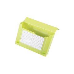 Filexec Assorted Green Oath 3"x5" Index Card Case