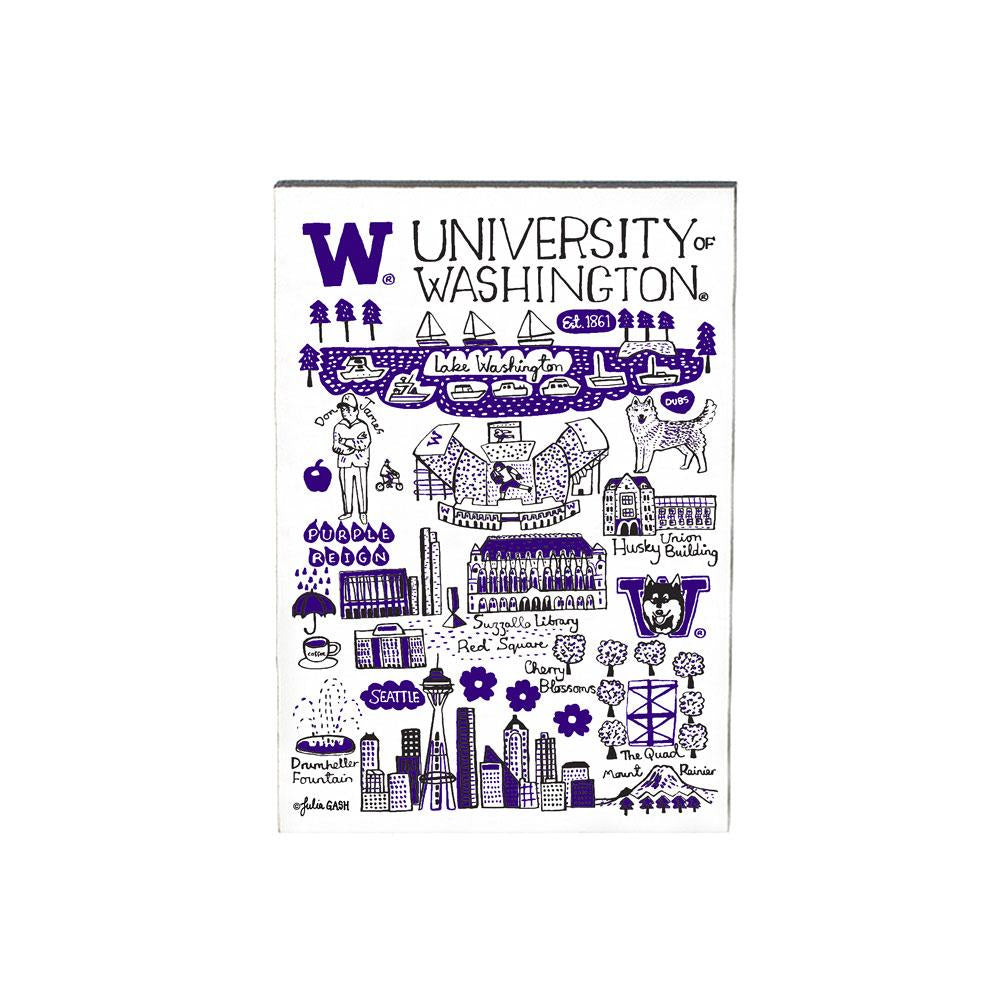 Neil Julia Gash U of W Jumbo Recycled Wood Magnet