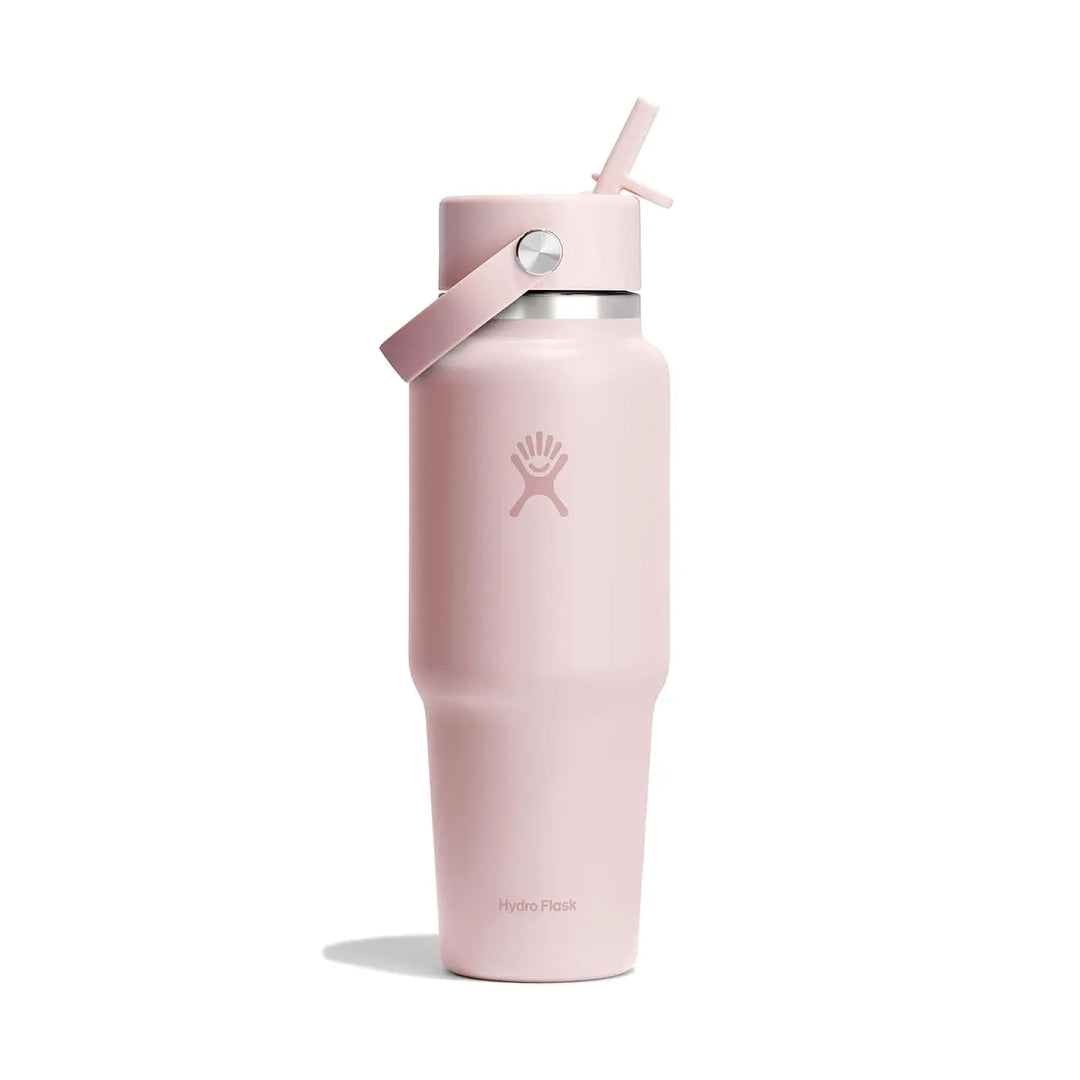 Hydro Flask Tonal Trillium Wide Flex Straw Cap Travel Water Bottle 32oz