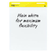 Post-it White Blank Self Stick 25"x30" Easel Pad 30ct