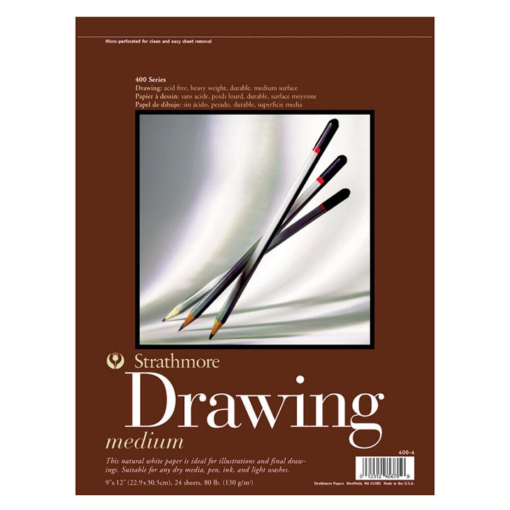 Strathmore Medium Surface Wire Bound Drawing Pad