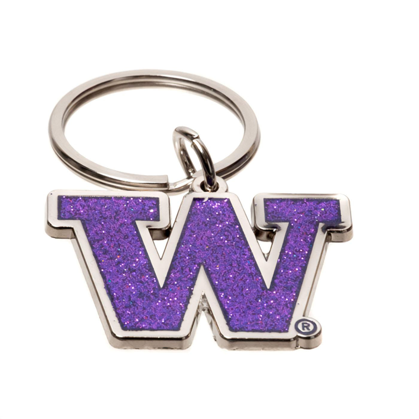 Neil Purple Glitter W Metal Key Chain – University Book Store