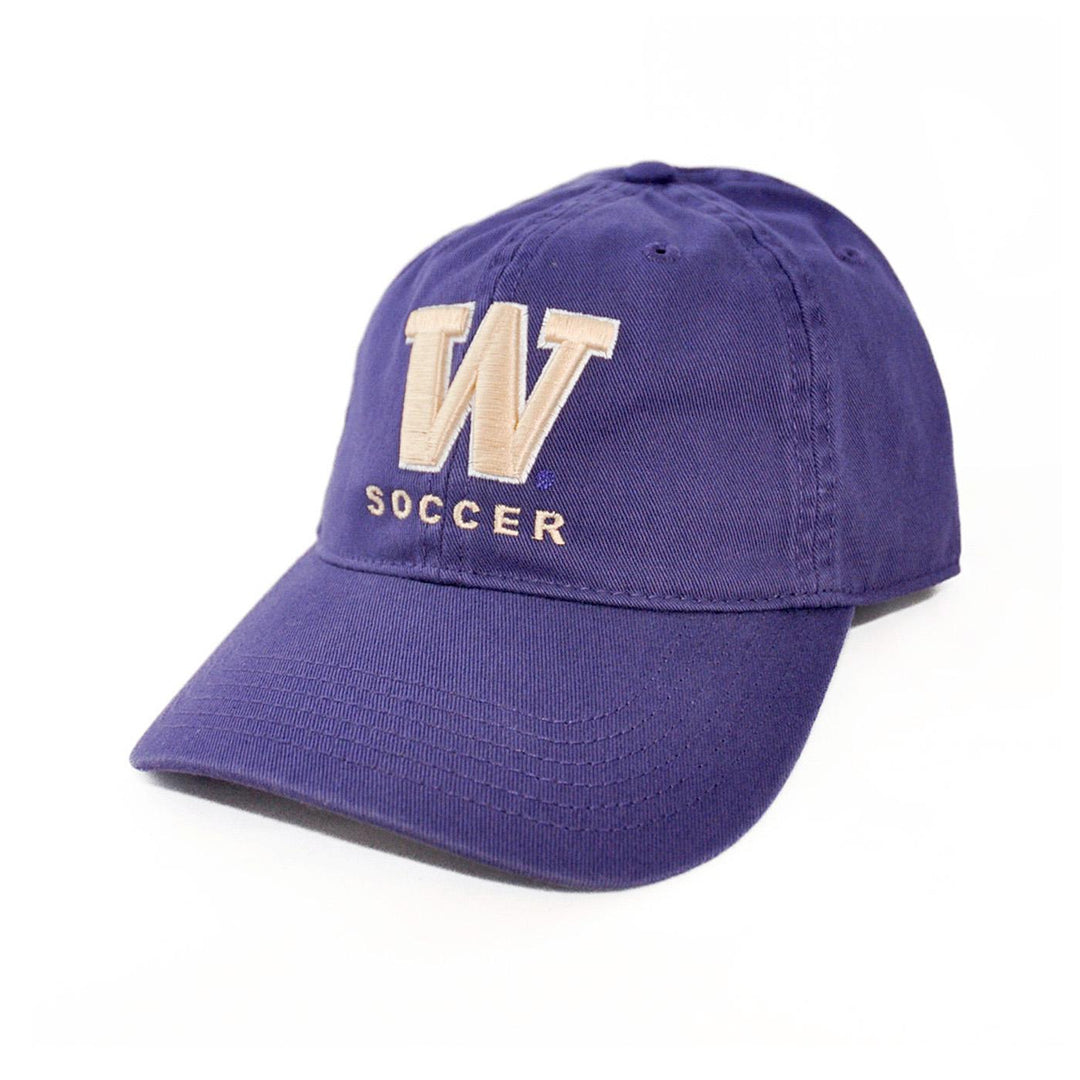 Legacy Unisex Purple W Soccer Relaxed Twill Adjustable Hat