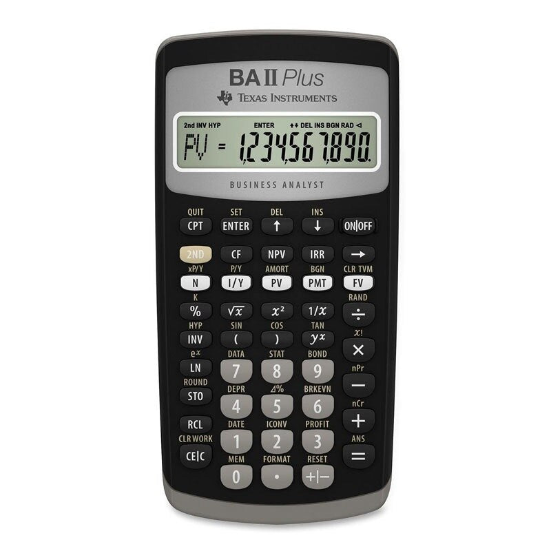 TI BAII Plus Calculator