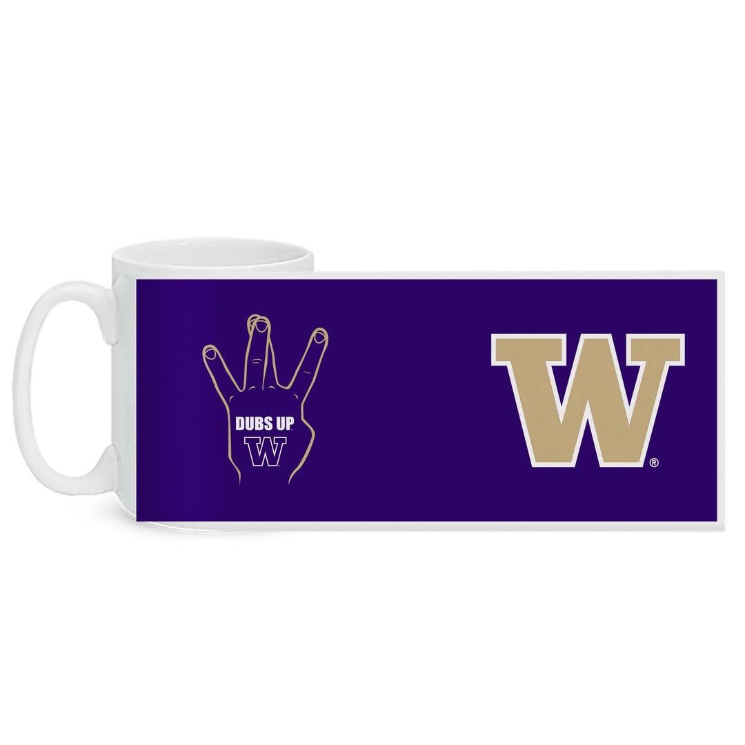 MCM Purple White W Dubs Up Colormax Mug 15oz