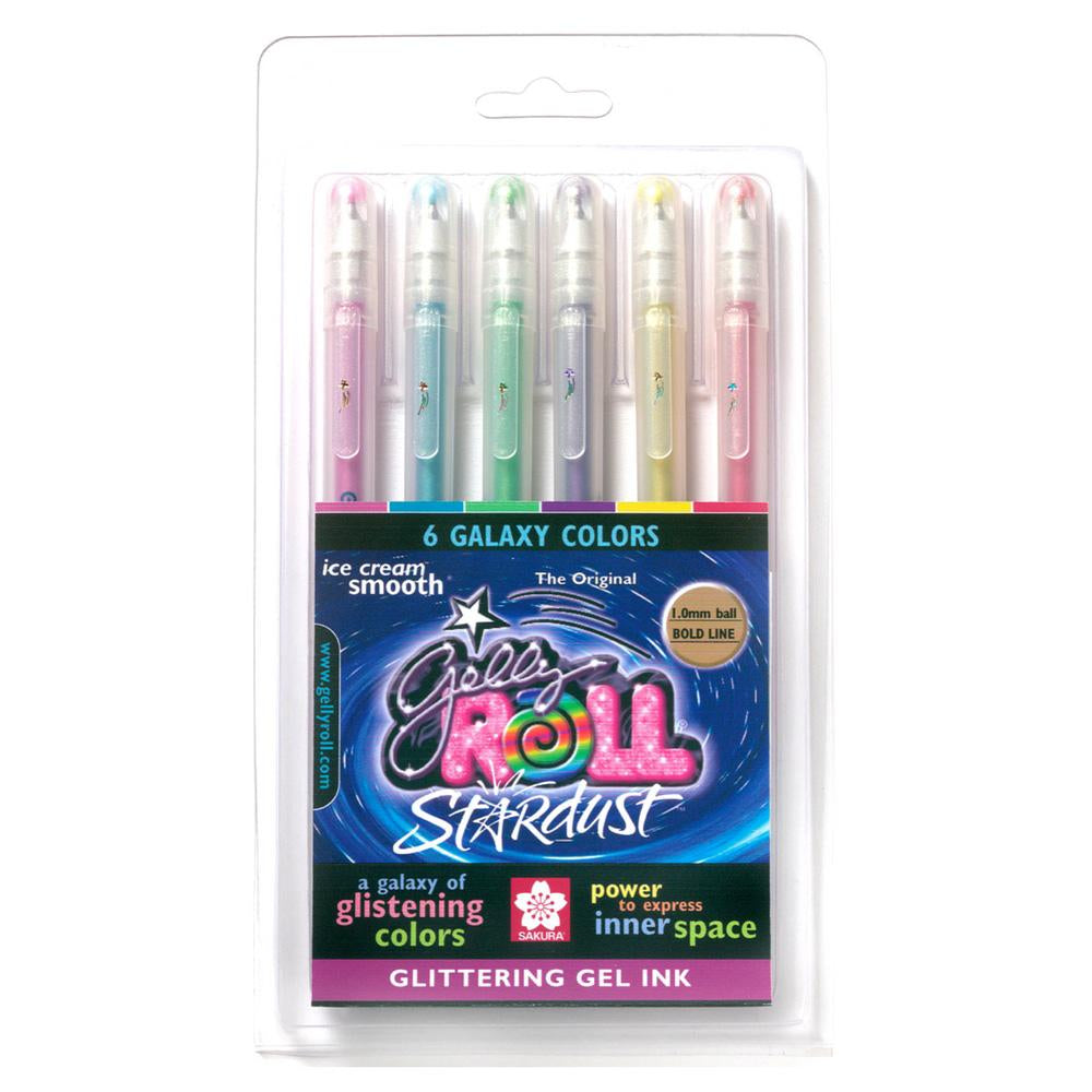 Sakura Galaxy Stardust Assorted Gelly Roll Set 6 Pack