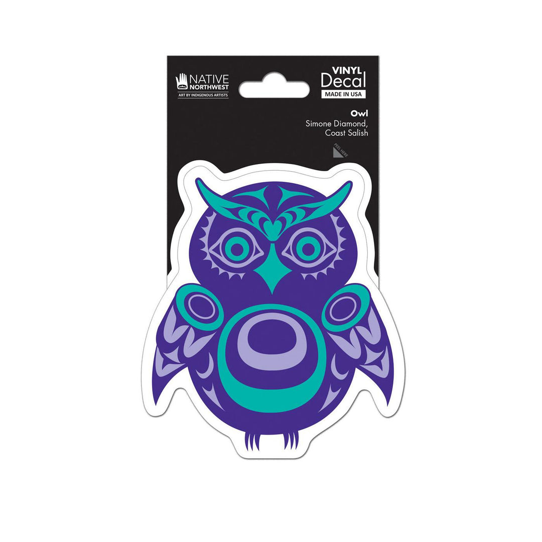 Native Northwest Owl by S.D. Vinyl Decal