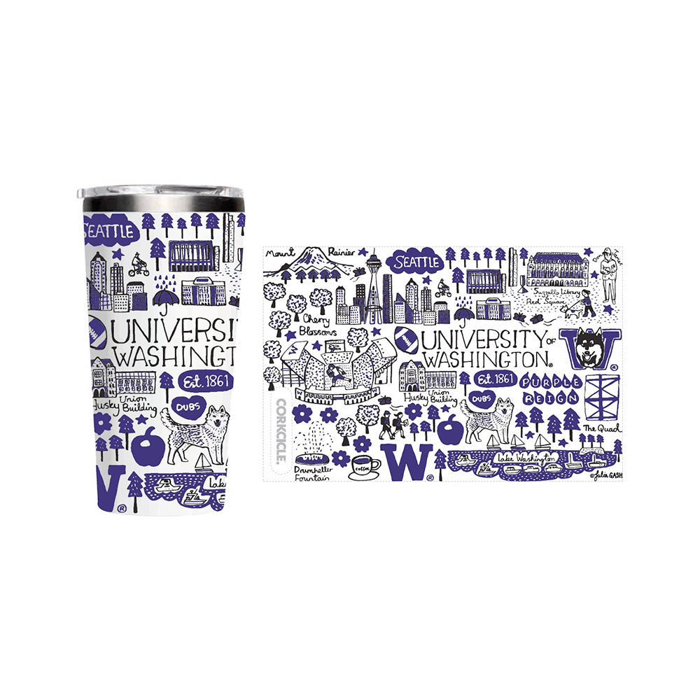 Neil White Julia Gash U of W Corkcicle Tumbler 16oz