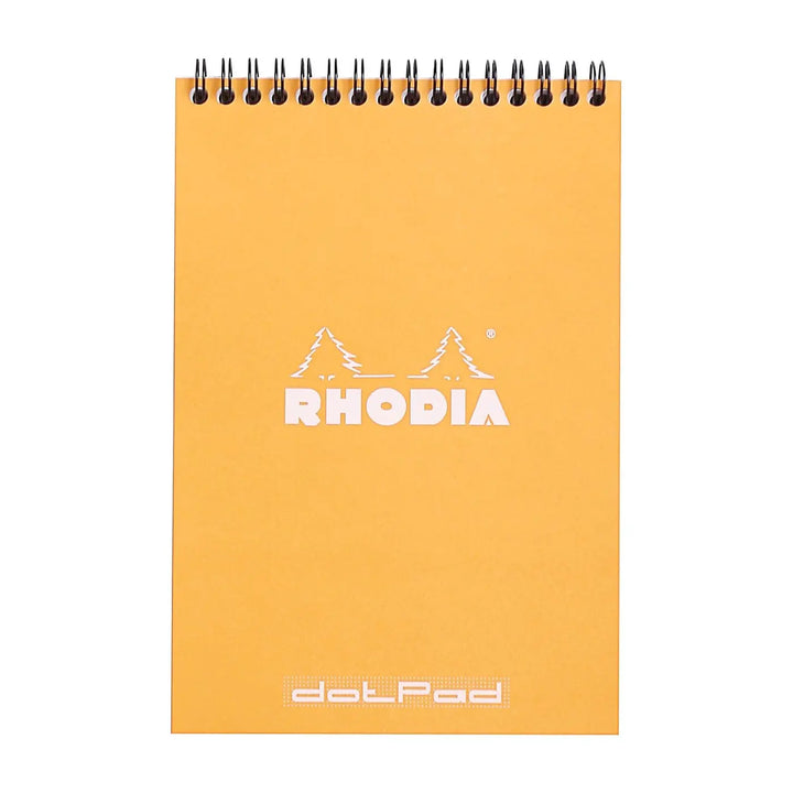 Rhodia Orange 6"x8.25" Dot Top Wirebound 80ct