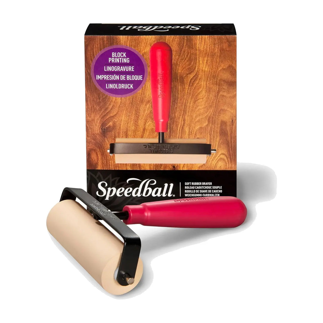 Speedball 4" Soft Rubber Brayer