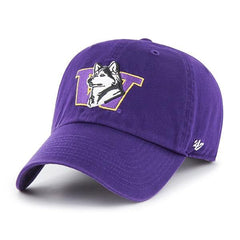 Photo of 47 Brand Men's Retro Dog W Clean Up Adjustable Hat Purple Front.