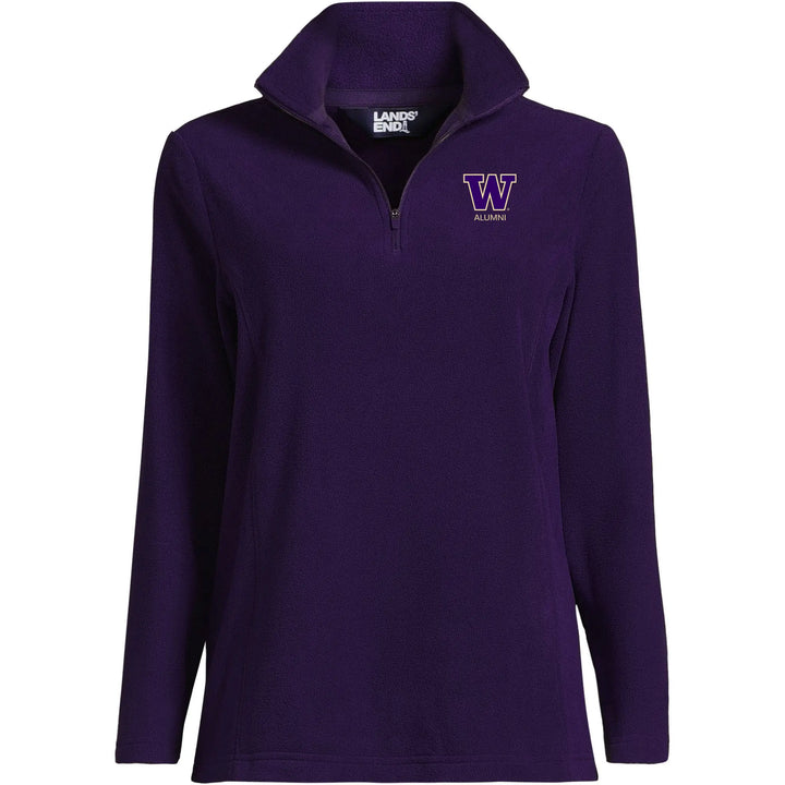 Lands' End Women's UW Alumni ThermaCheck Fleece Quarter Zip