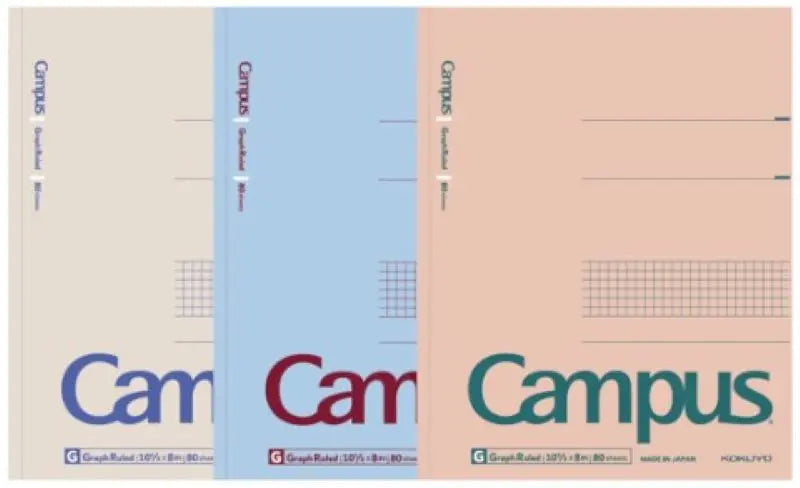 Kokuyo Campus 8" x 10.5" Grid Spiral Notebook 80ct