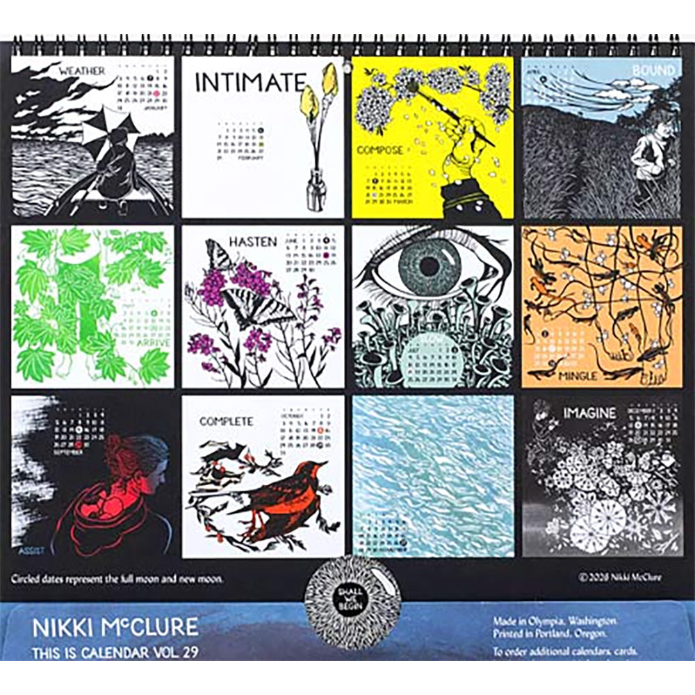 2027 Nikki McClure: Shall We Begin Wall Calendar