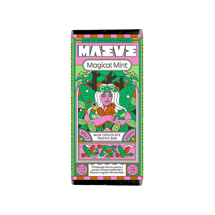 Seattle Chocolate Magical Mint Truffle Bar