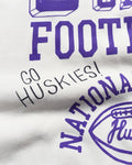 A close up on back hoodie graphic. thumbnail