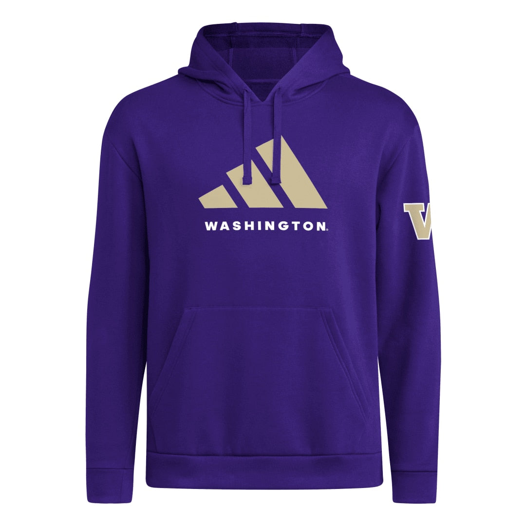 adidas Unisex 2025 Washington 3 Bar Logo Fleece Hoodie