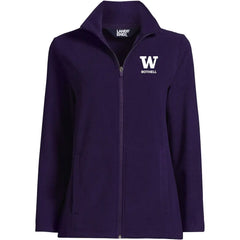 Lands' End Women's UW Bothell Thermacheck Fleece Full Zip