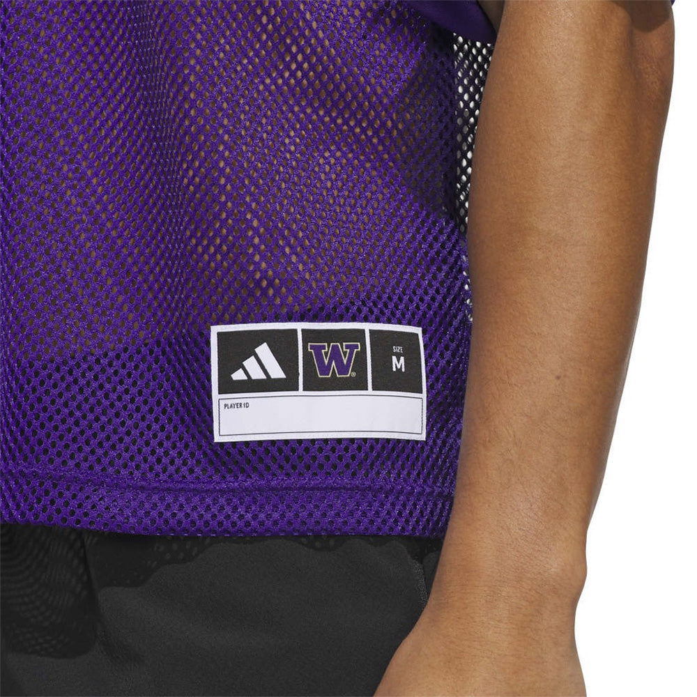 adidas Men's Washington Huskies Mesh Tailgate Football Jersey
