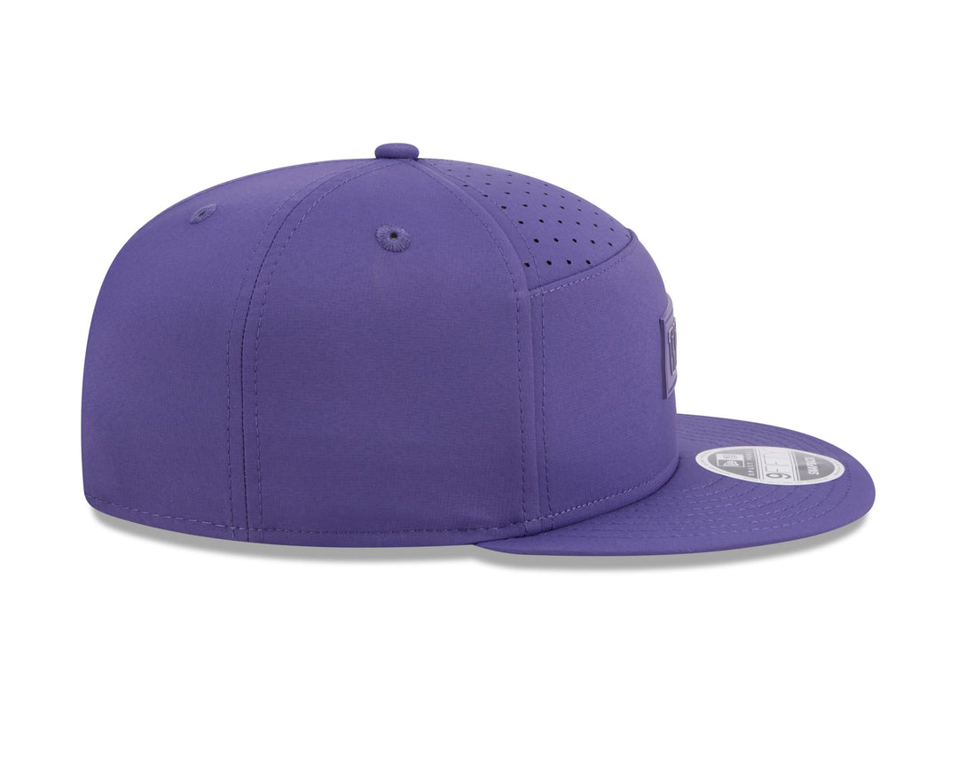 New Era 2025 Sideilne Purple 950 Split Panel Silicone Patch Adjustable Hat