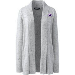 Lands' End Women's UW Class of 2026 Cotton Modal Shawl Collar Cardigan Sweater