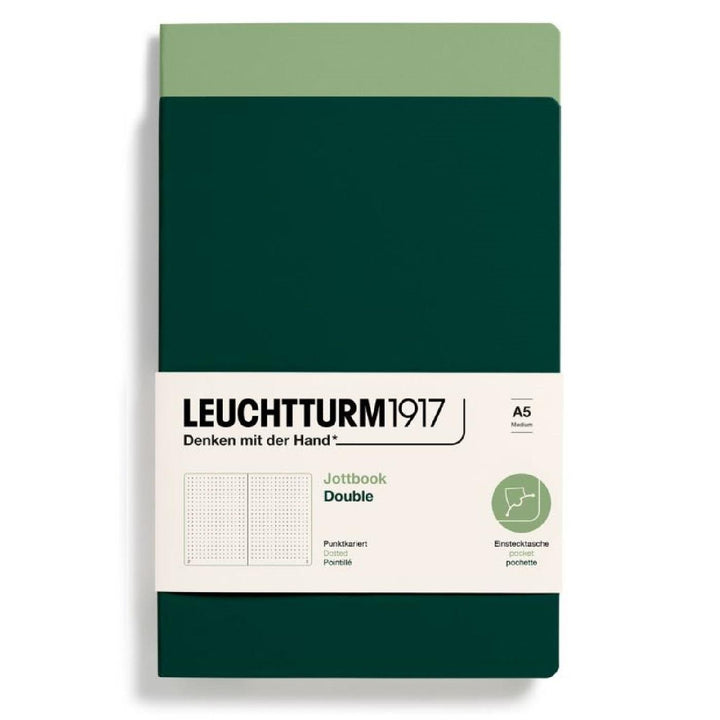 Leuchtturm 1917 Jottbook Double Pack A5 Flexcover Notebook 59ct