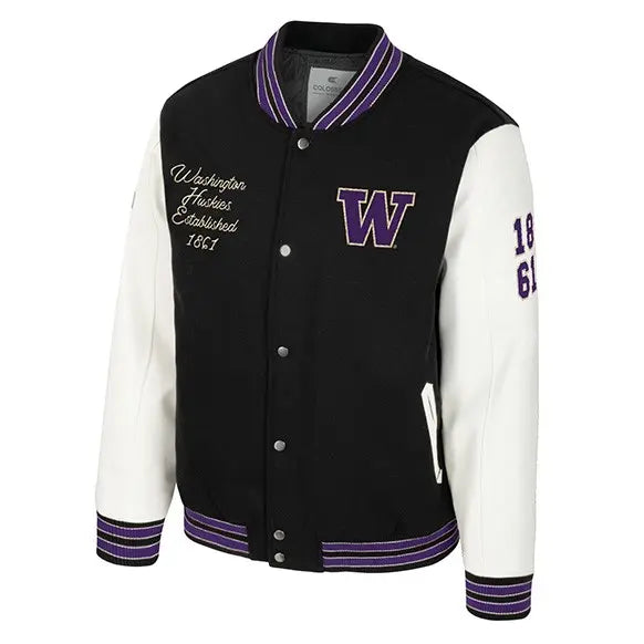 Colosseum Men's Washington Huskies FW25 Varsity Letterman Jacket