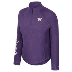 Colosseum Women's Washington Huskies SS26 Cloud Jersey Quarter Zip Windshirt