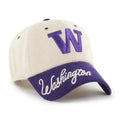 47 Brand Women's Two Tone Washington Huskies Wool Corduroy Rope Script Clean Up Hat thumbnail