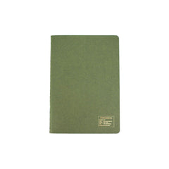 Kleid 2mm A5 Grid Cream Paper Sewn Notebook#color_olive Hover