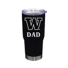 Photo of DROP SHIP Nordic Black W Dad Vacuum Insulated Stainless Steel Tumbler 22oz.