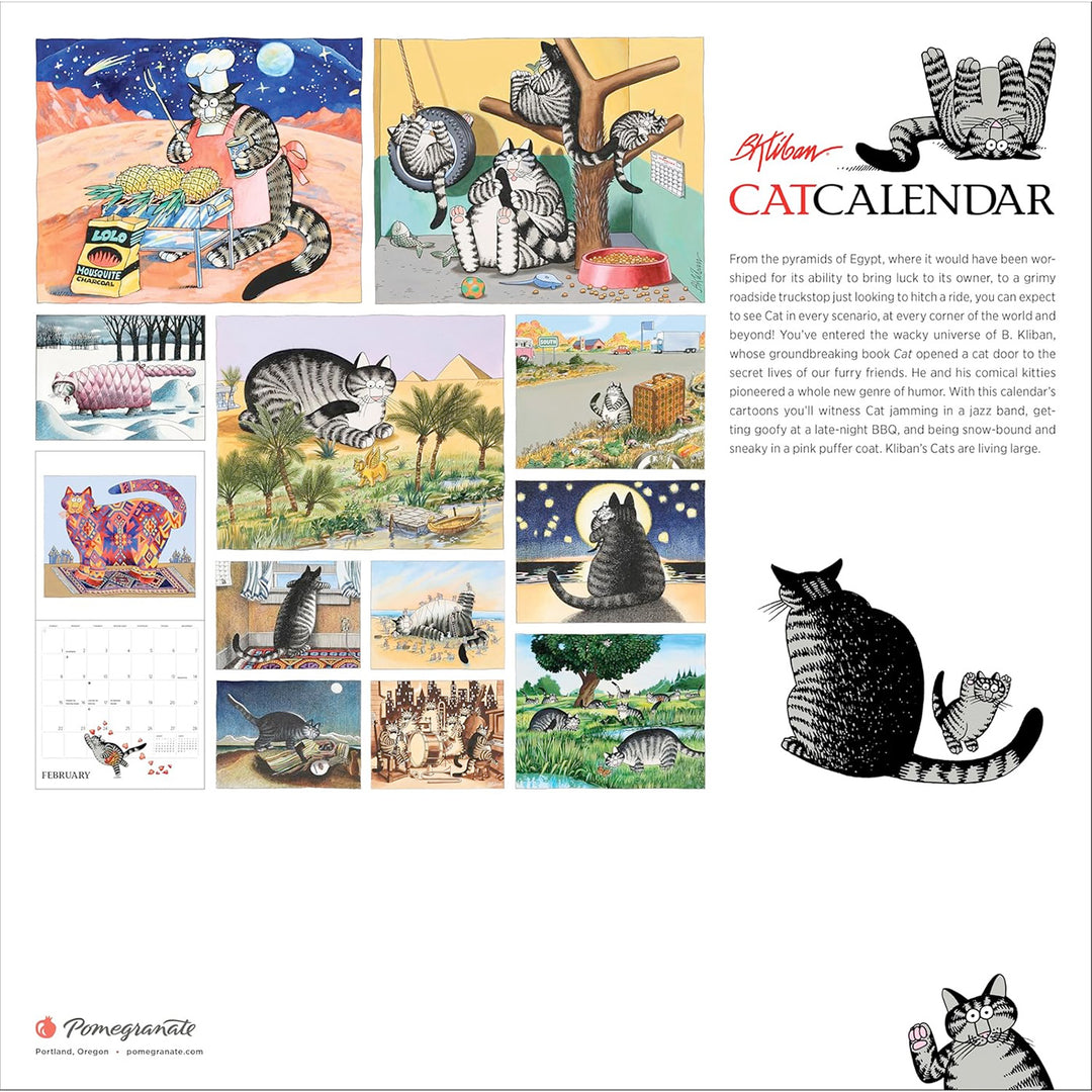 B. Kliban: CatCalendar 2026 Wall Calendar