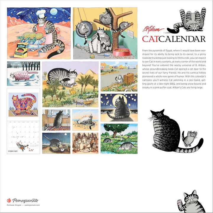 B. Kliban: CatCalendar 2026 Wall Calendar